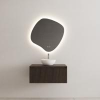 Onderkast Gliss Design Timotheus 70 cm Incl. Topplaat Charcoal Gliss Design