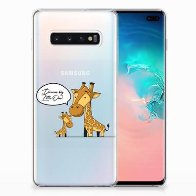 Samsung Galaxy S10 Plus Telefoonhoesje met Naam Giraffe Samsung Galaxy S10 Plus Telefoonhoesje met Naam Giraffe