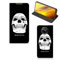 Mobiel BookCase Xiaomi Poco X3 Pro | Poco X3 Skull Eyes - thumbnail
