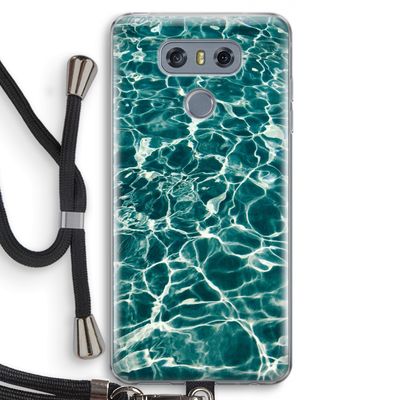 Weerkaatsing water: LG G6 Transparant Hoesje met koord