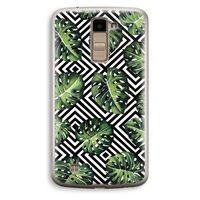 Geometrische jungle: LG K10 (2016) Transparant Hoesje