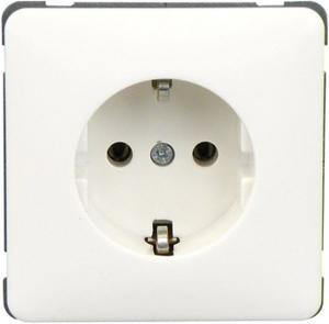 Peha Standard wandcontactdoos D 80.6511.02 randaarde levend wit