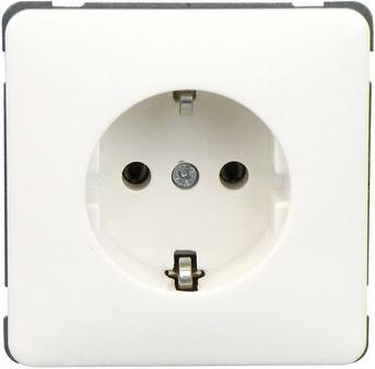 Peha Standard wandcontactdoos D 80.6511.02 randaarde levend wit