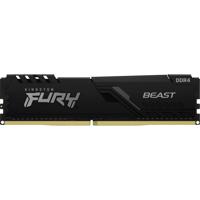 Kingston FURY Beast Werkgeheugenmodule voor PC DDR4 8 GB 1 x 8 GB Non-ECC 3200 MHz 288-pins DIMM CL16 KF432C16BB/8 - thumbnail