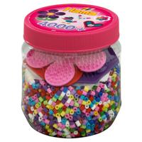Hama strijkkralenset in pot, 4000st.
