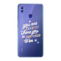 Right Place: Honor Note 10 Transparant Hoesje