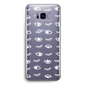 Eye pattern #3: Samsung Galaxy S8 Transparant Hoesje