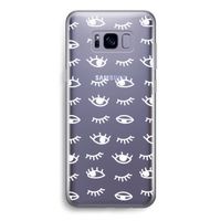 Eye pattern #3: Samsung Galaxy S8 Transparant Hoesje