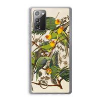 Carolinaparkiet: Samsung Galaxy Note 20 / Note 20 5G Transparant Hoesje Carolinaparkiet: Samsung Galaxy Note 20 / Note 20 5G Transparant Hoesje