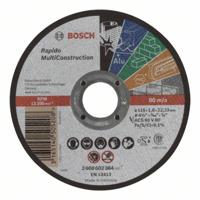 Bosch Accessories ACS 60 V BF 2608602384 Doorslijpschijf recht 115 mm 1 stuk(s) Metaal, RVS, Bonte metalen, Steen, Marmer, Kunststof