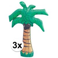 3 stuks Opblaasbare palmboom versiering 45 cm
