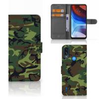 Motorola Moto E7i Power | E7 Power | Telefoon Hoesje | Army Dark