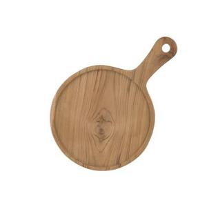 J-Line Rond snijplank - hout - naturel - L