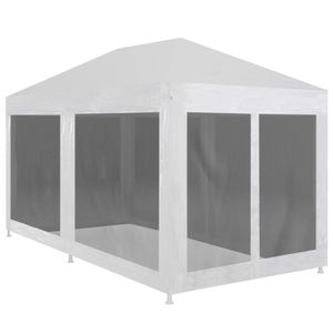 VidaXL Partytent met 6 mesh zijwanden 6x3 m
