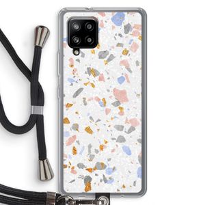 Terrazzo N°8: Samsung Galaxy A42 5G Transparant Hoesje met koord