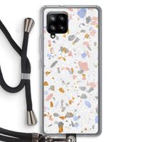 Terrazzo N°8: Samsung Galaxy A42 5G Transparant Hoesje met koord