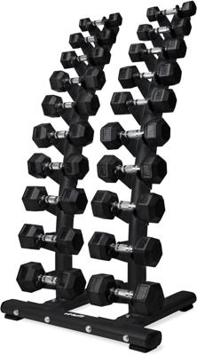 PTessentials PRO Hexa Dumbbellset 1 t/m 10 kg incl. deluxe opbergrek