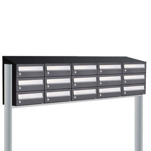 Allux Hive Set 5-Breed, 3-Hoog Met Dak Op Statief Zwart - 40030070_5x3ds