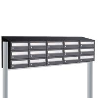 Allux Hive Set 5-Breed, 3-Hoog Met Dak Op Statief Zwart - 40030070_5x3ds