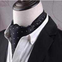 Gentleman's stijl Polyester Jacquard mannen Trendy sjaal Fashion jurk kostuum Shirt Britse stijl Scarf(L247)