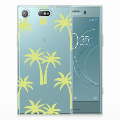 Sony Xperia XZ1 Compact | TPU Case | Palmtrees