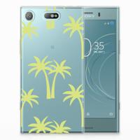 Sony Xperia XZ1 Compact | TPU Case | Palmtrees