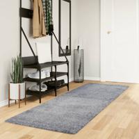 VidaXL Vloerkleed pamplona shaggy hoogpolig modern 80x250 cm blauw