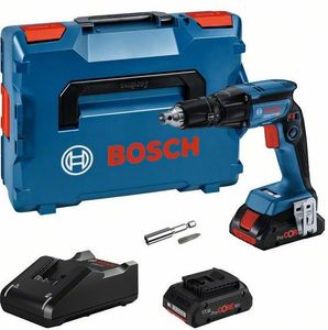 Bosch Blauw GTB 18V-45 Accu Droogbouwschroevendraaier | 2 x 4,0 Ah accu + Snellader | In L-Boxx 136 - 06019K7002