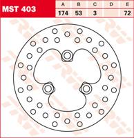 TRW Remschijf, remschijven voor de moto, MST403