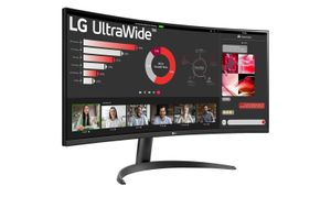 LG 34WR50QC-B.AEU computer monitor 86,4 cm (34") 3440 x 1440 Pixels UltraWide Quad HD LCD Zwart