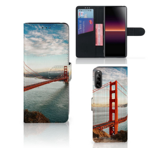 Sony Xperia L4 Flip Cover Golden Gate Bridge