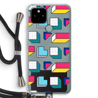 8-bit N°7: Pixel 5 Transparant Hoesje met koord