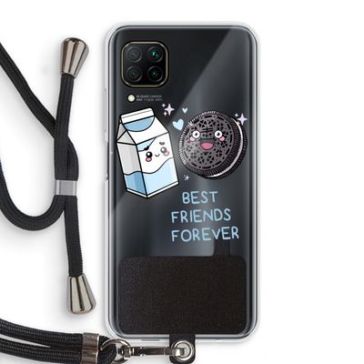 Best Friend Forever: Huawei P40 Lite Transparant Hoesje met koord