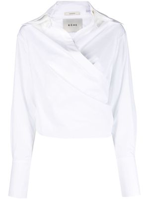 Róhe Gewikkelde blouse - Wit