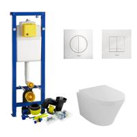 Wisa XS Toiletset set12 Wiesbaden Vesta 52 cm met Argos of Delos drukplaat