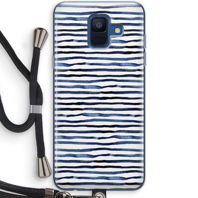 Verrassende lijnen: Samsung Galaxy A6 (2018) Transparant Hoesje met koord