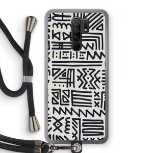 Marrakech print: Xiaomi Redmi 9 Transparant Hoesje met koord