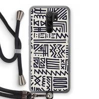 Marrakech print: Xiaomi Redmi 9 Transparant Hoesje met koord