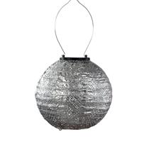 LUMIZ Solar tuinverlichting Topaze Rond - 20 cm - Zilver - thumbnail