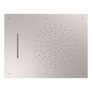 Hoofddouche Tres Exclusive | 50x65 cm | Met waterval | Rechthoek | RVS look