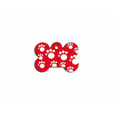 Naamplaatje Imarc Bone Rood