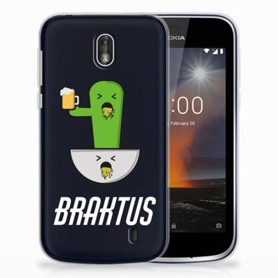 Nokia 1 Telefoonhoesje met Naam Braktus