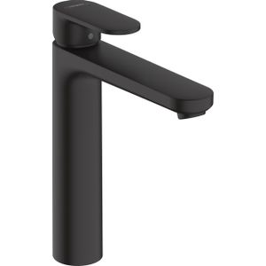 Hansgrohe Vernis wastafelkraan 169 verhoogd met afvoerplug mat zwart 71552670