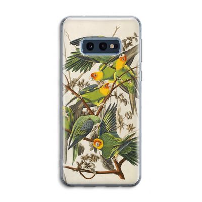 Carolinaparkiet: Samsung Galaxy S10e Transparant Hoesje