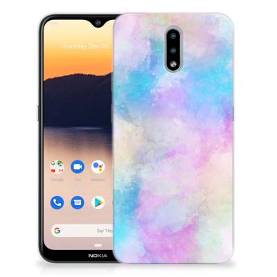 Smartphone hoesje Nokia 2.3 Watercolor Light Smartphone hoesje Nokia 2.3 Watercolor Light