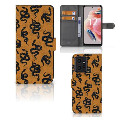 Telefoonhoesje | Met pasjeshouder | voor Xiaomi Redmi Note 12 4G Snakes