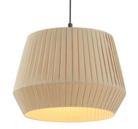 Beige hanglamp met E27 fitting en stoffen kap Nordlux Dicte 40 - thumbnail