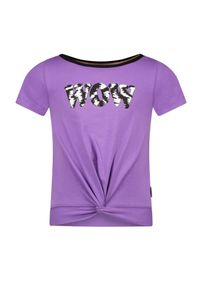 B.Nosy Meisjes t-shirt fancy artwork - Grape paars