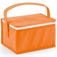 Kleine koeltas voor lunch - oranje - 20 x 14 x 13 cm - 3.5 liter - Koeltassen