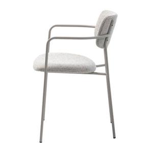 Giga Living - Eetkamerstoel Off White Stof - Zama - Set van 2